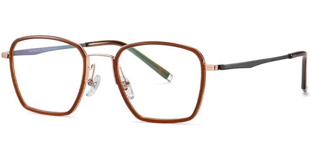 Titanium Acetate Square Frame F3599