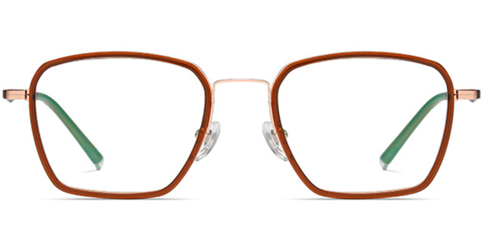 Titanium Acetate Square Frame F3599