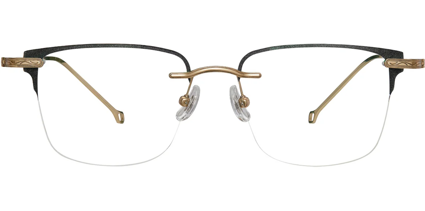 Titanium Browline Frame F7785