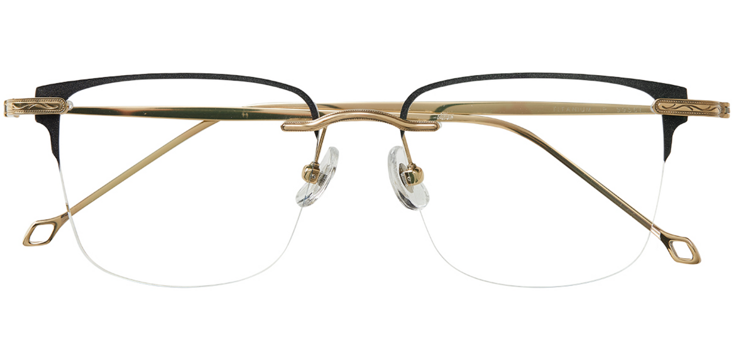 Titanium Browline Frame F7785
