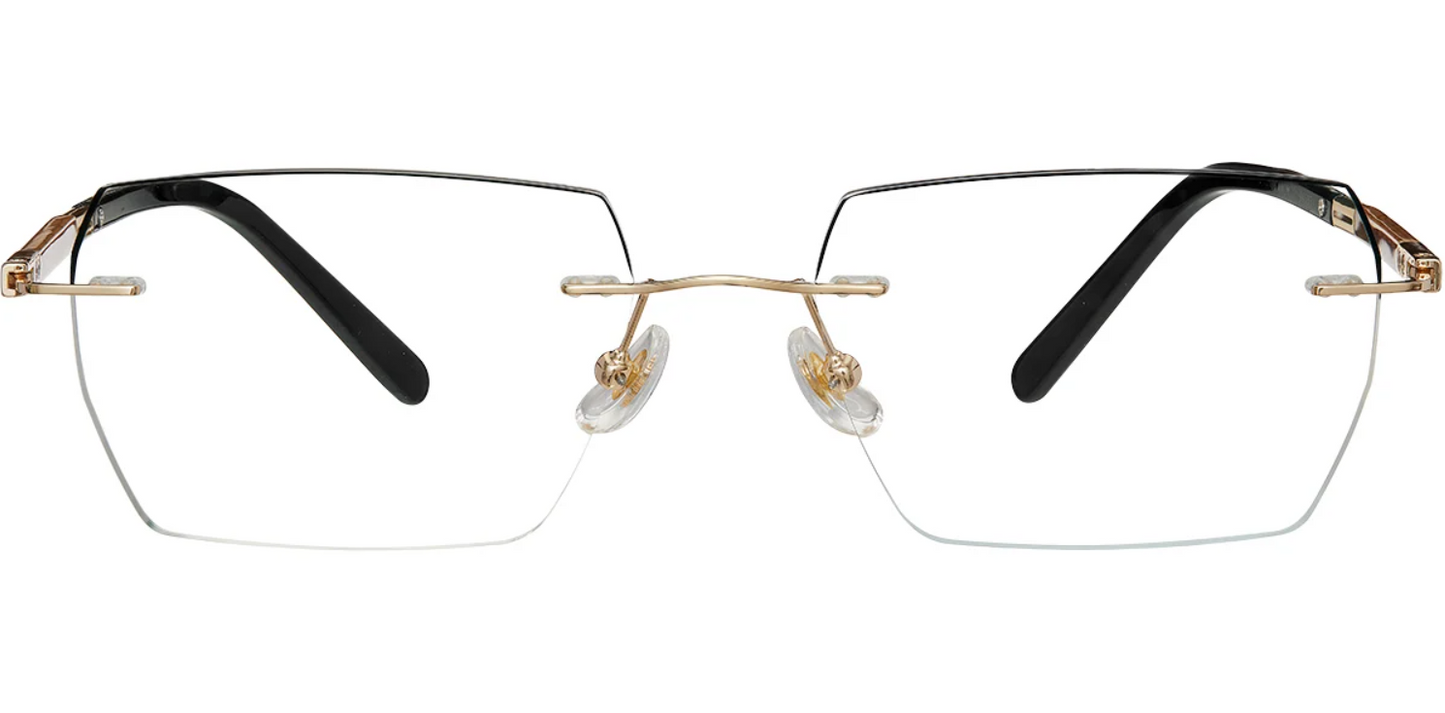 Titanium Rectangle Frame F7781