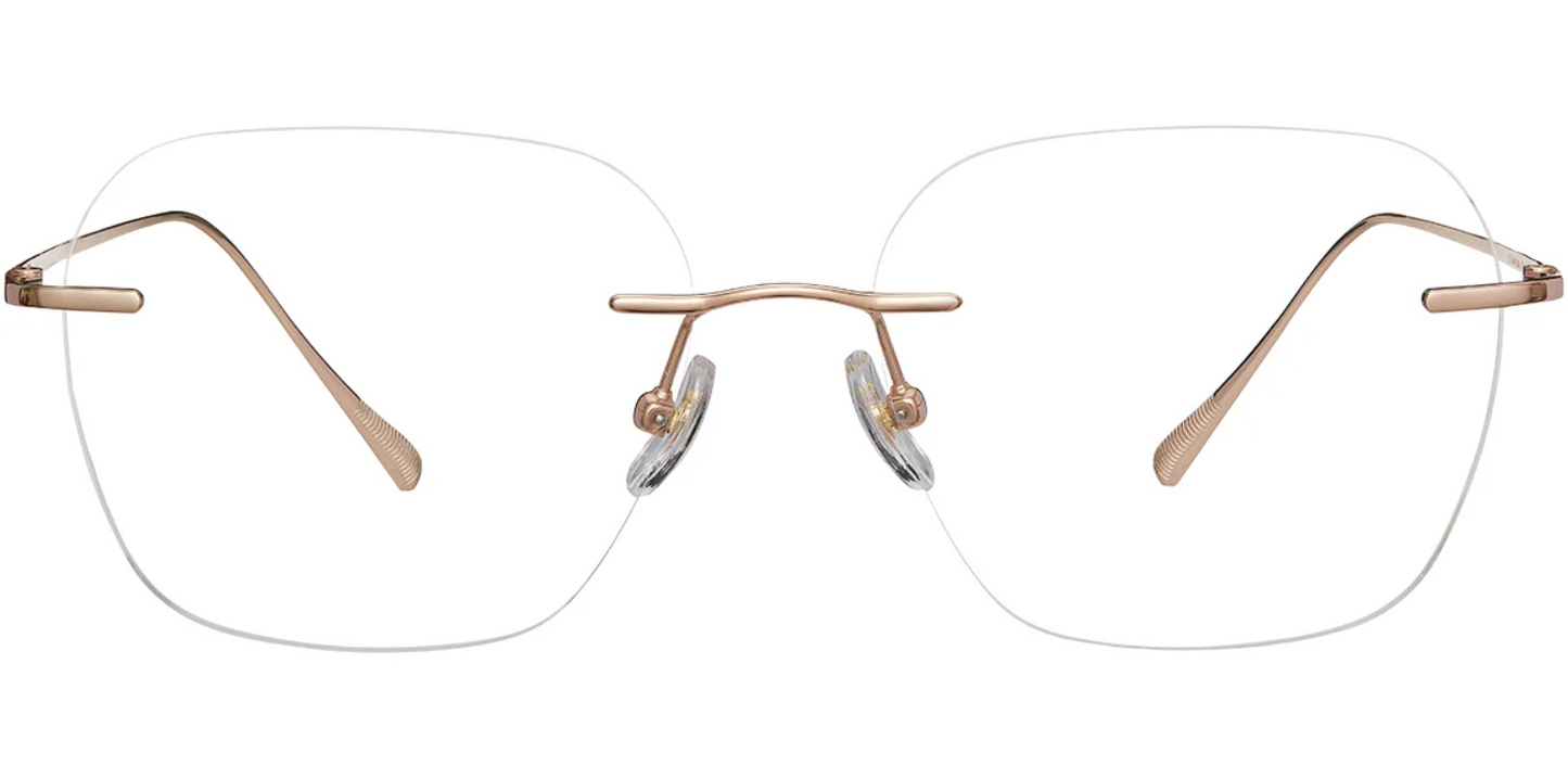 Titanium Square Frame F7778