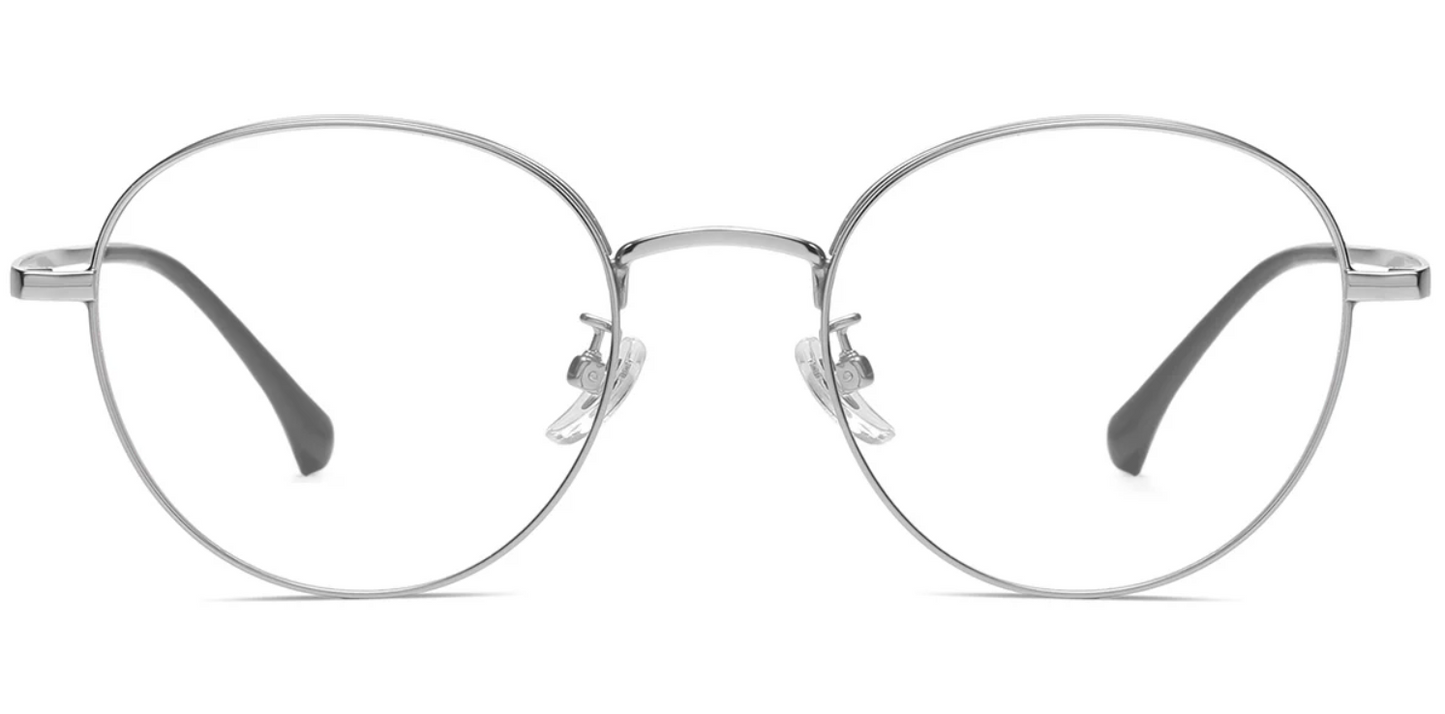 Titanium Round Frame F6457
