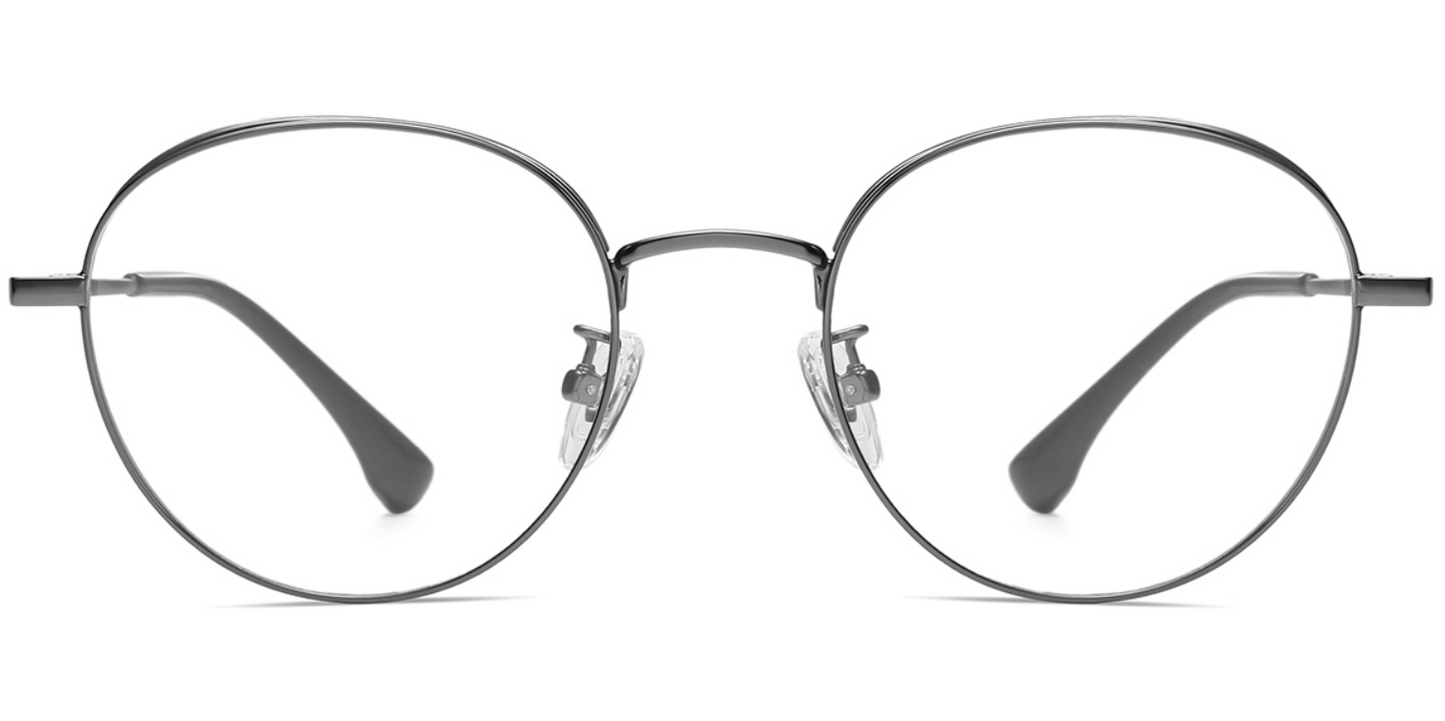 Titanium Round Frame F6457
