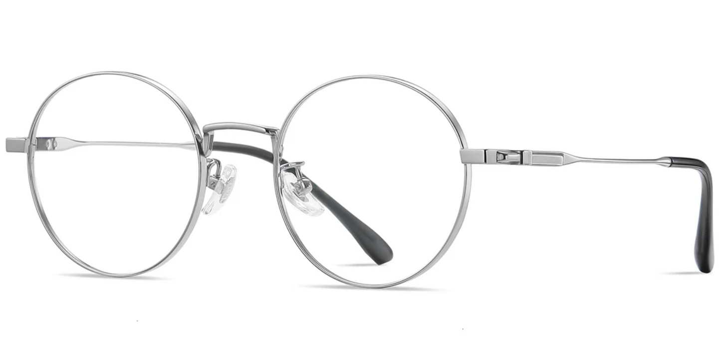 Titanium Round Frame F6562