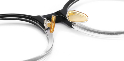 Titanium&Acetate Oval Frame F4155