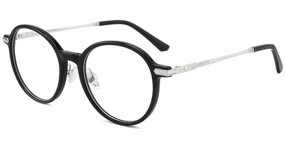 Titanium&Acetate Oval Frame F4155