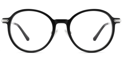 Titanium&Acetate Oval Frame F4155