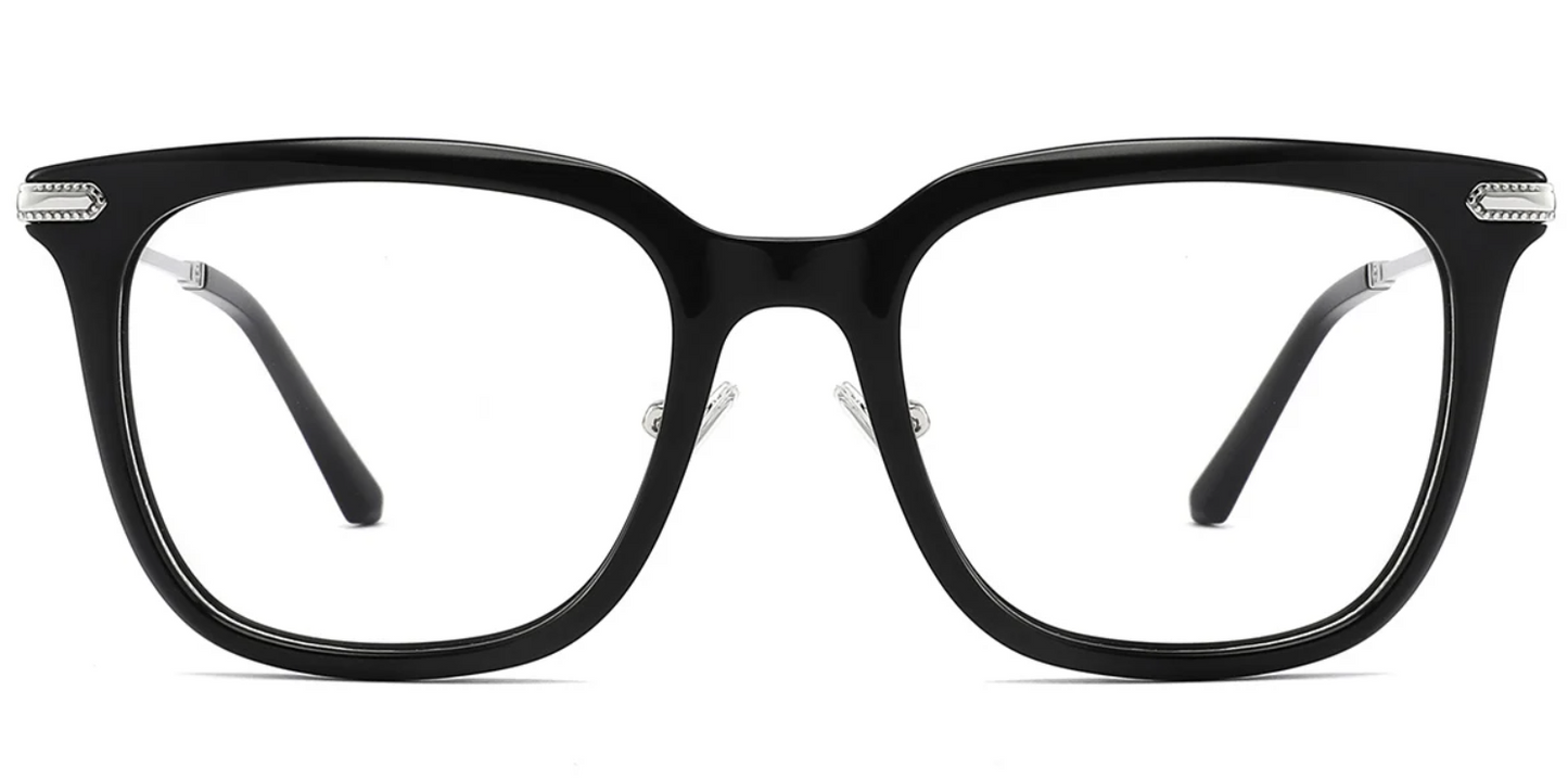 Titanium&Acetate Square Frame F4153
