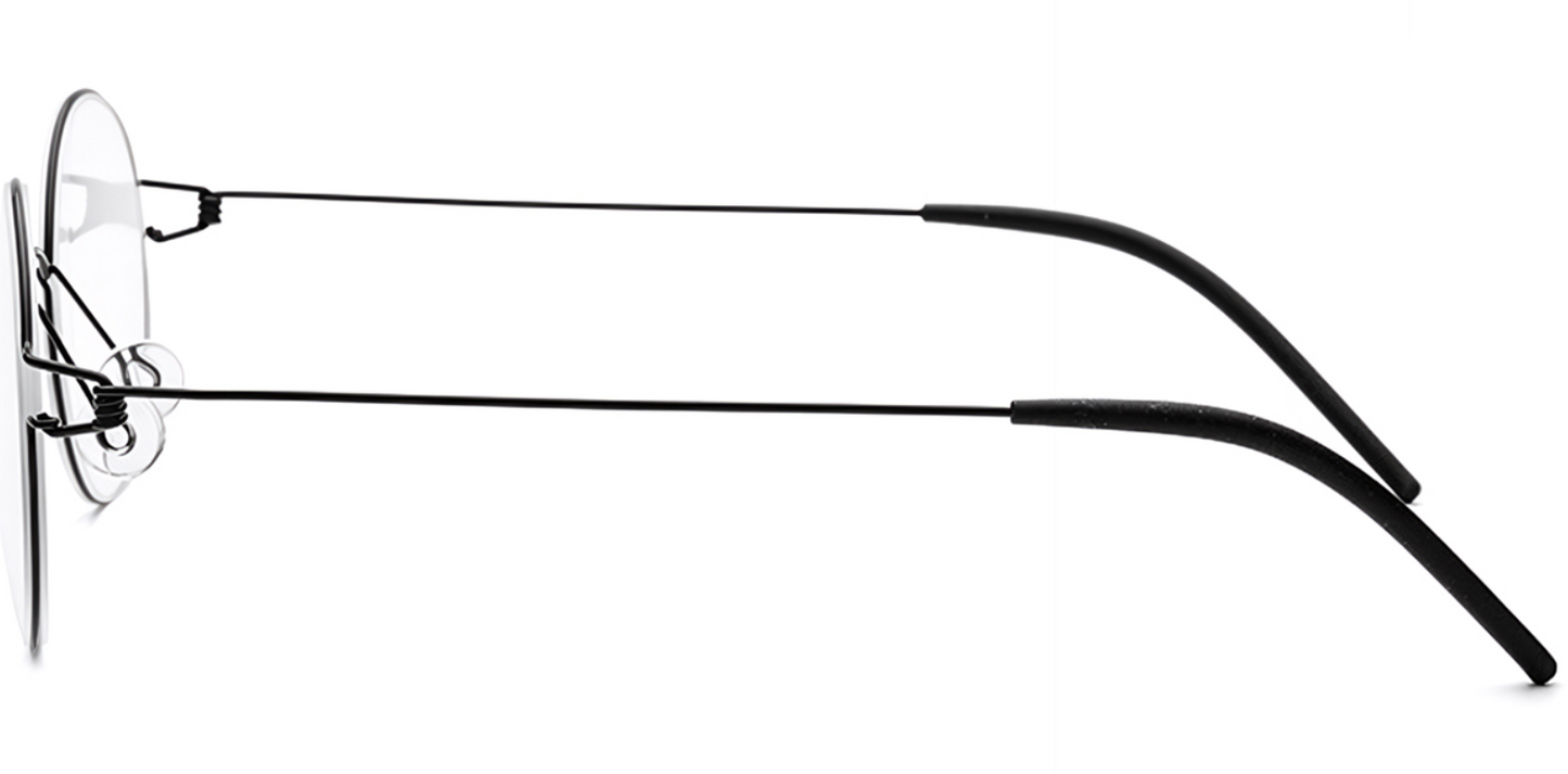 Titanium Round Frame F7731