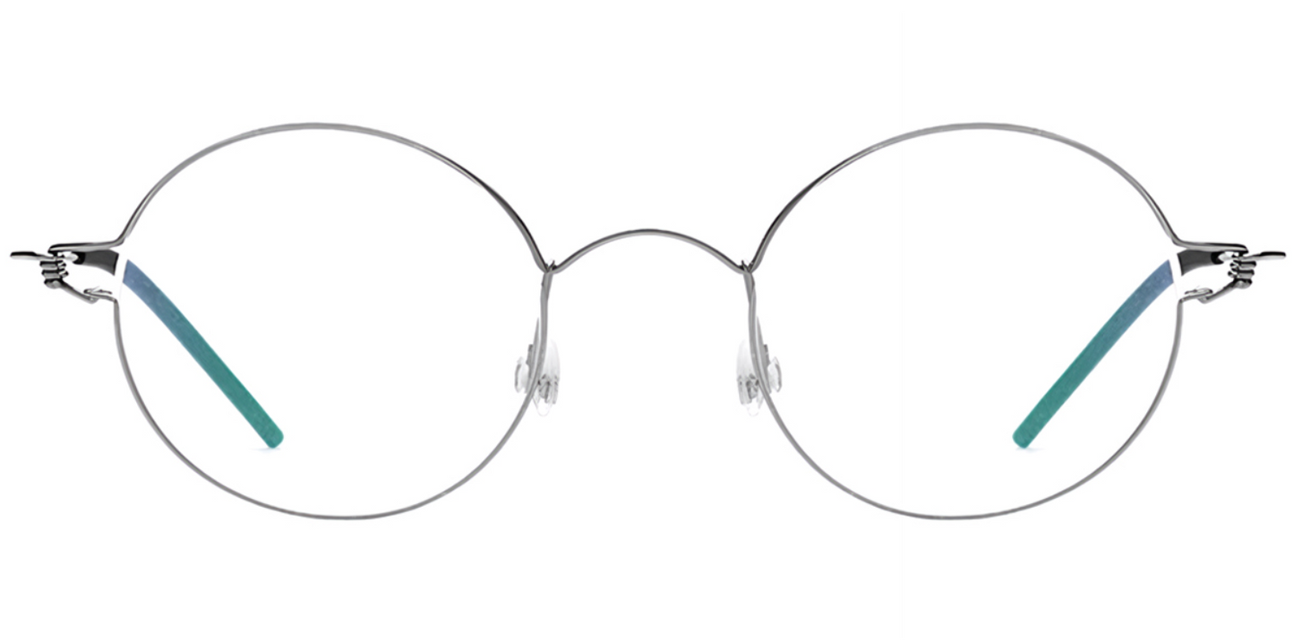 Titanium Round Frame F7731