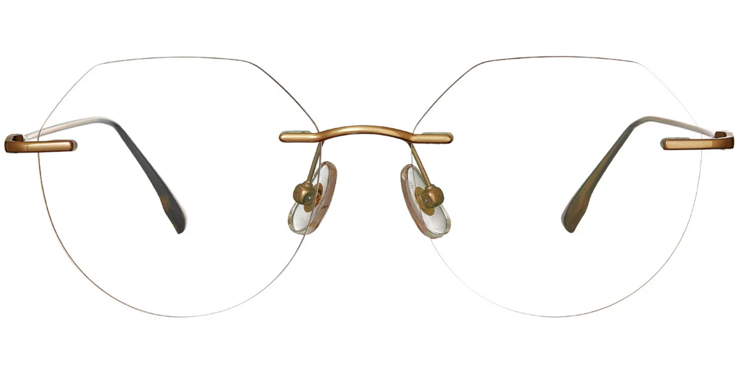 Titanium Geometric Frame F3689