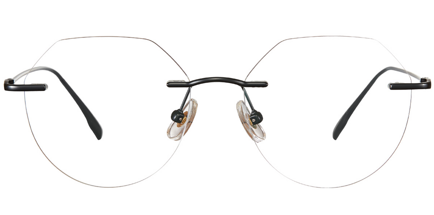 Titanium Geometric Frame F3689