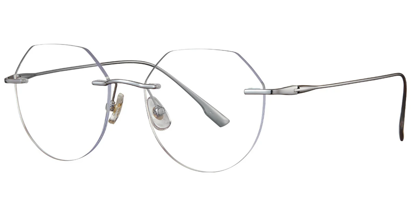 Titanium Geometric Frame F3689