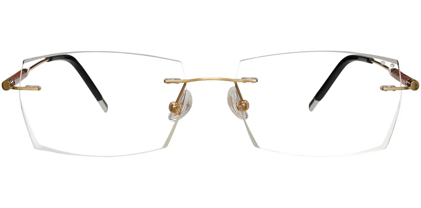 Titanium Rectangle Frame F7795