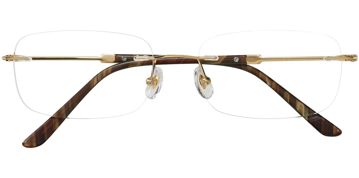 Titanium Rectangle Frame F7780