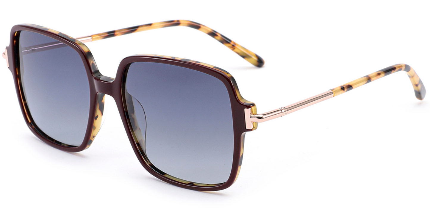 Acetate Square Sunglasses SG8609