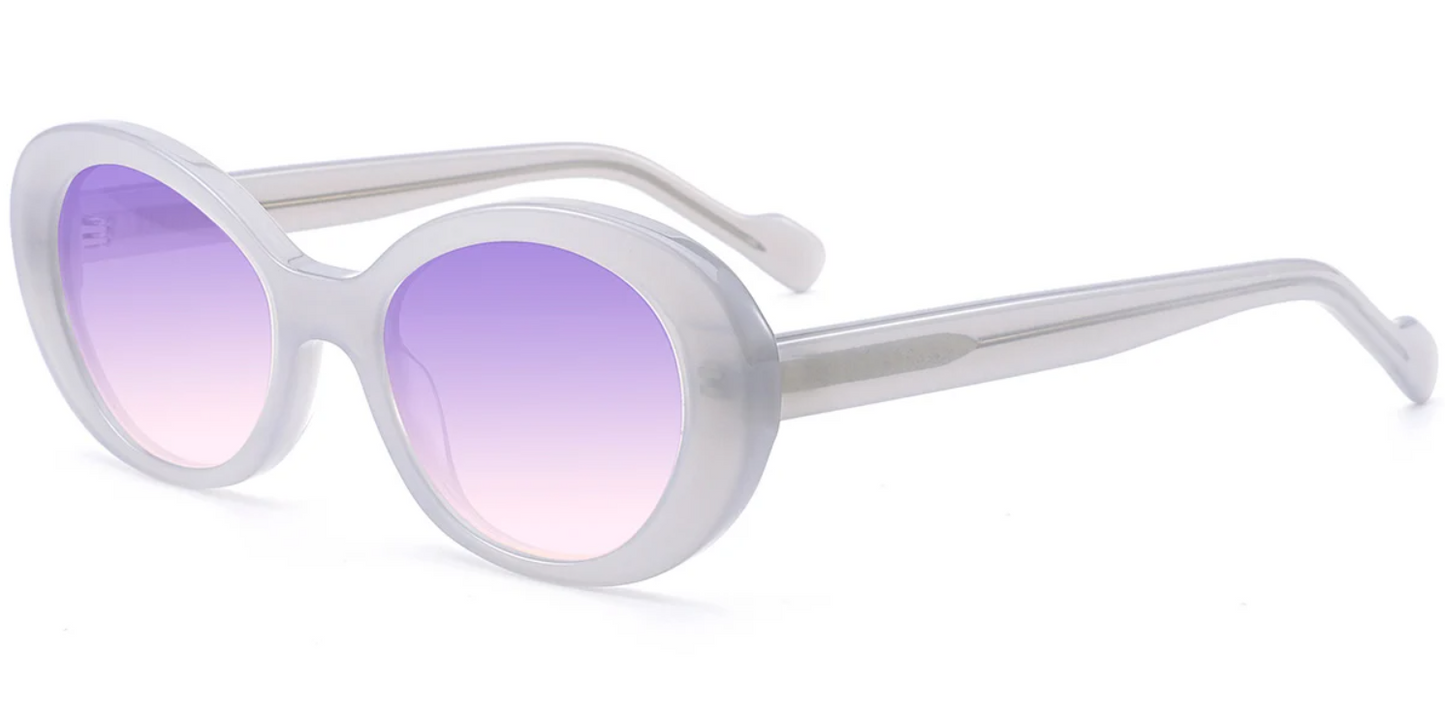 Acetate Oval Sunglasses SG8619