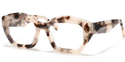 Acetate Square Geometric Frame F5572