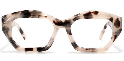 Acetate Square Geometric Frame F5572