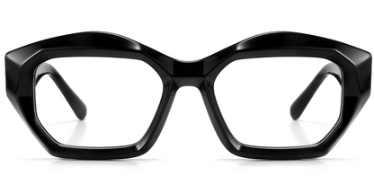 Acetate Square Geometric Frame F5572