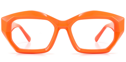 Acetate Square Geometric Frame F5572