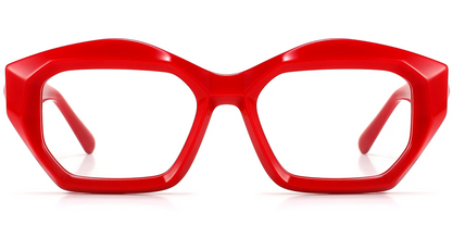 Acetate Square Geometric Frame F5572