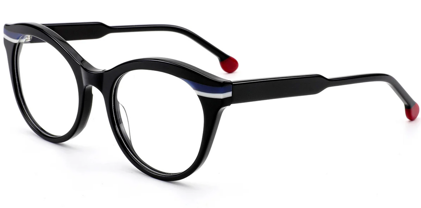 Acetate Cat Eye Frame F8598