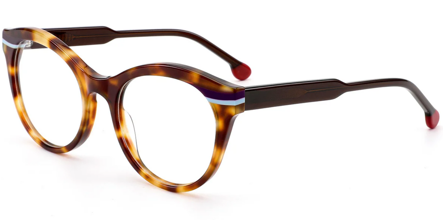 Acetate Cat Eye Frame F8598