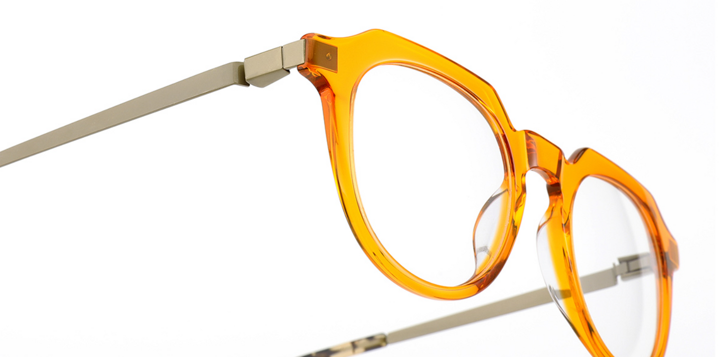 Acetate Geometric Frame F6965