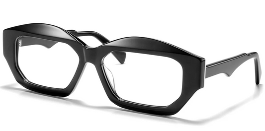 Acetate Rectangle Geometric Frame F5574