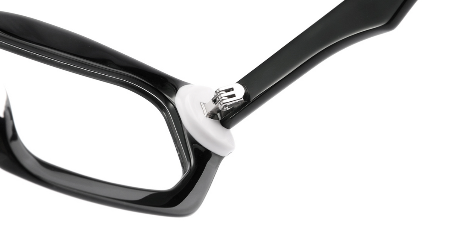 Acetate Rectangle Geometric Frame F5574