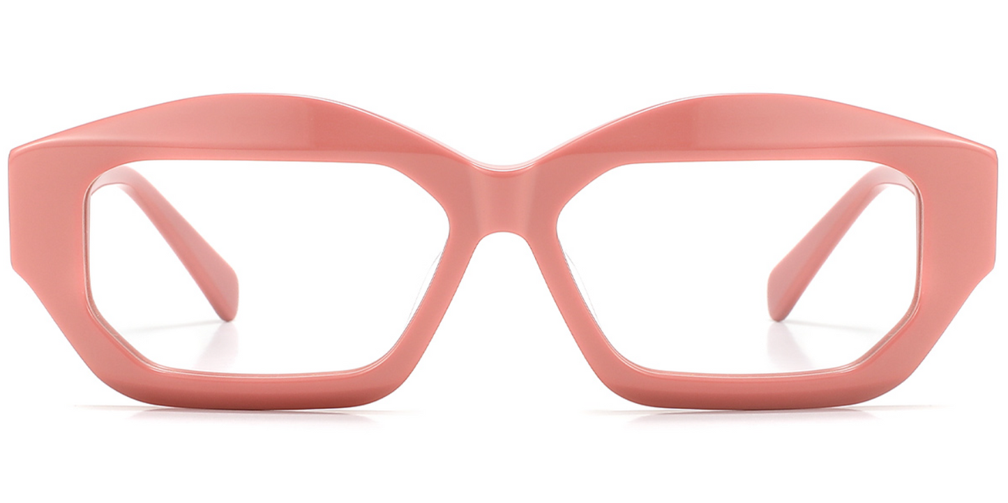 Acetate Rectangle Geometric Frame F5574