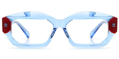 Acetate Rectangle Geometric Frame F5574