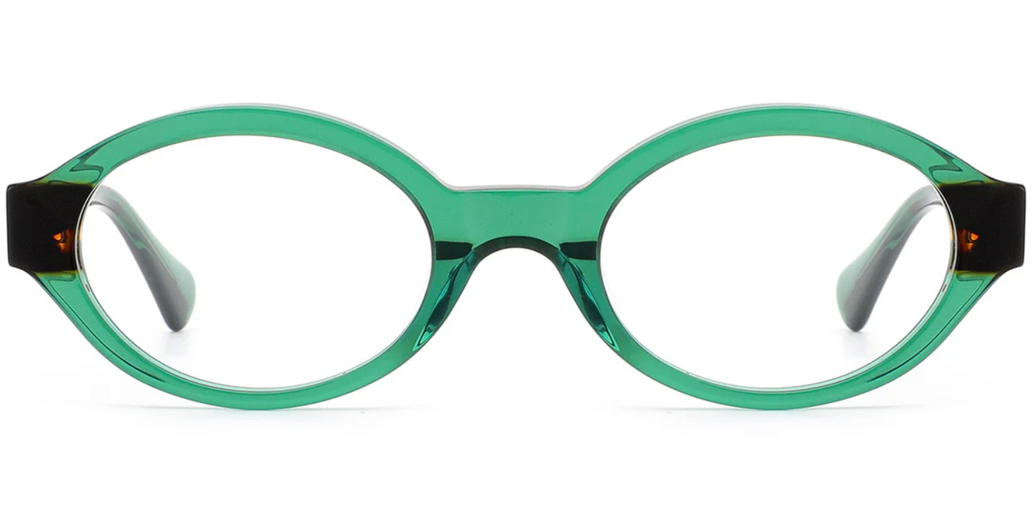 Acetate Oval Frame F8592