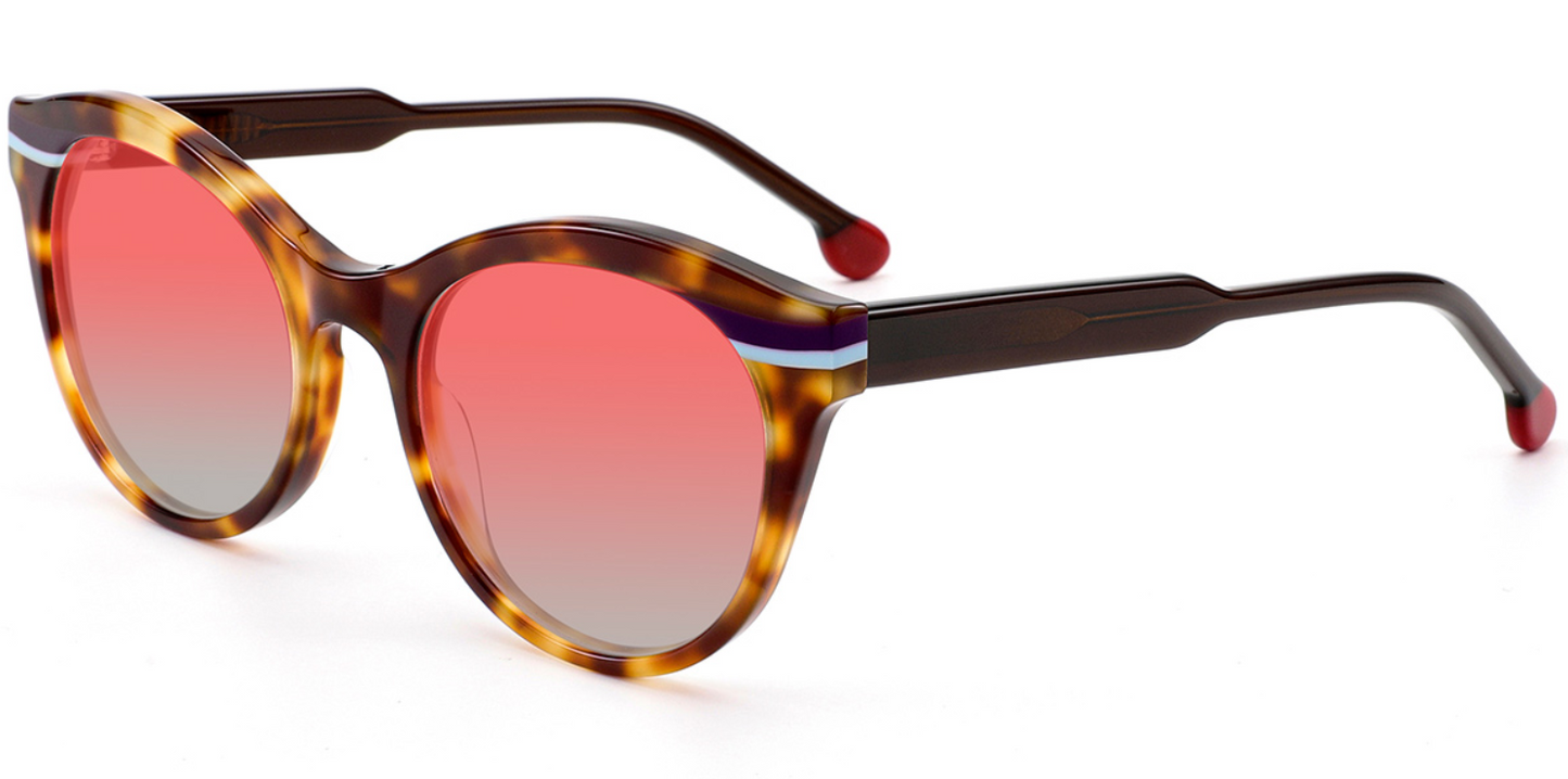 Acetate Cat Eye Sunglasses SG8624