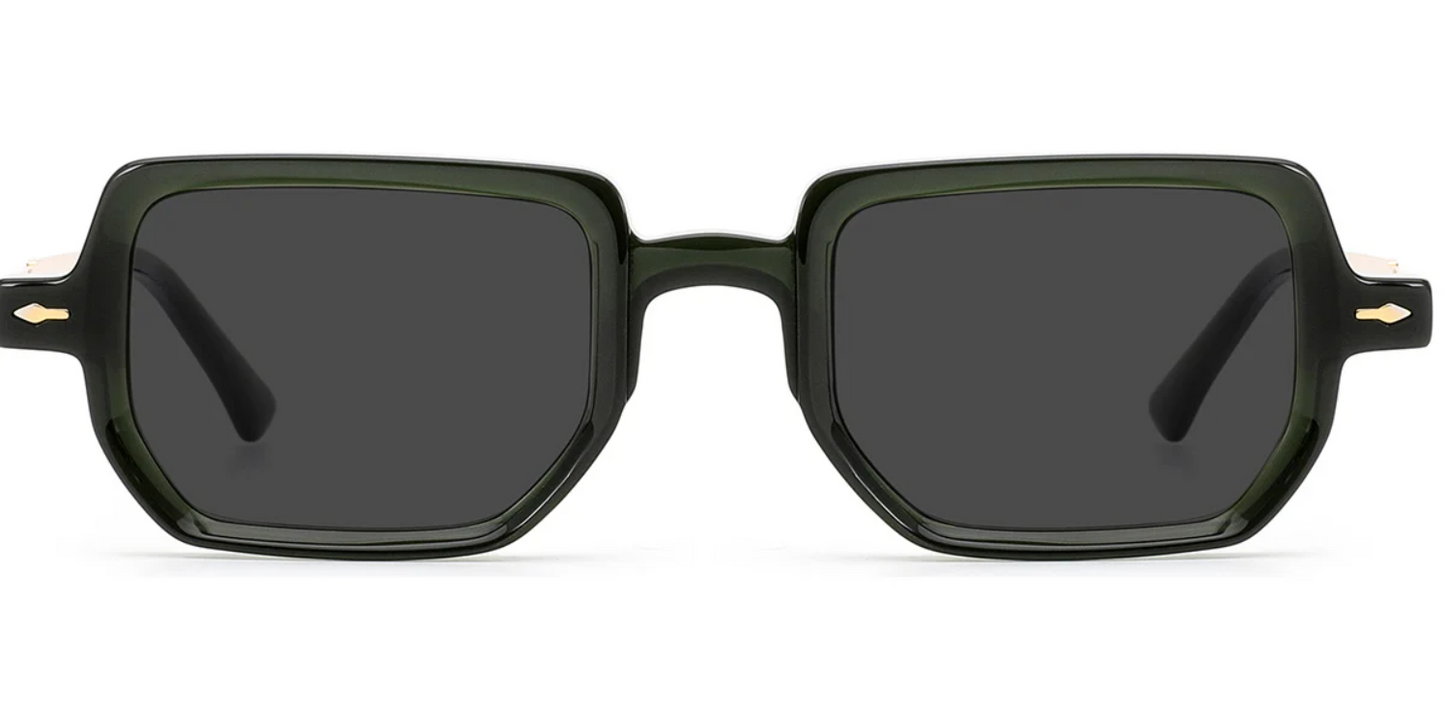 Acetate Rectangle Sunglasses SG7605