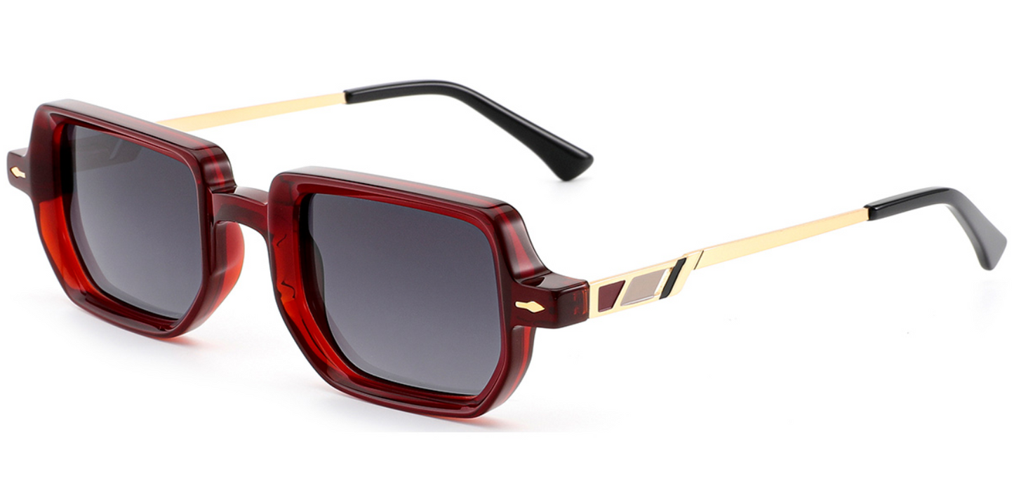 Acetate Rectangle Sunglasses SG7605