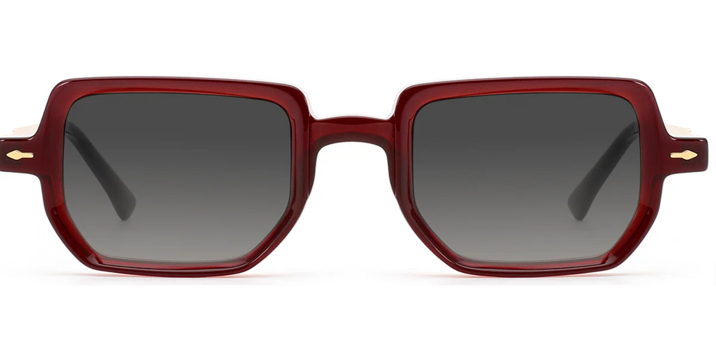 Acetate Rectangle Sunglasses SG7605