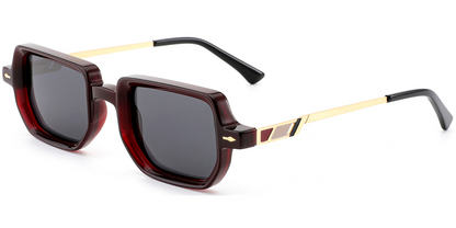 Acetate Rectangle Sunglasses SG7605