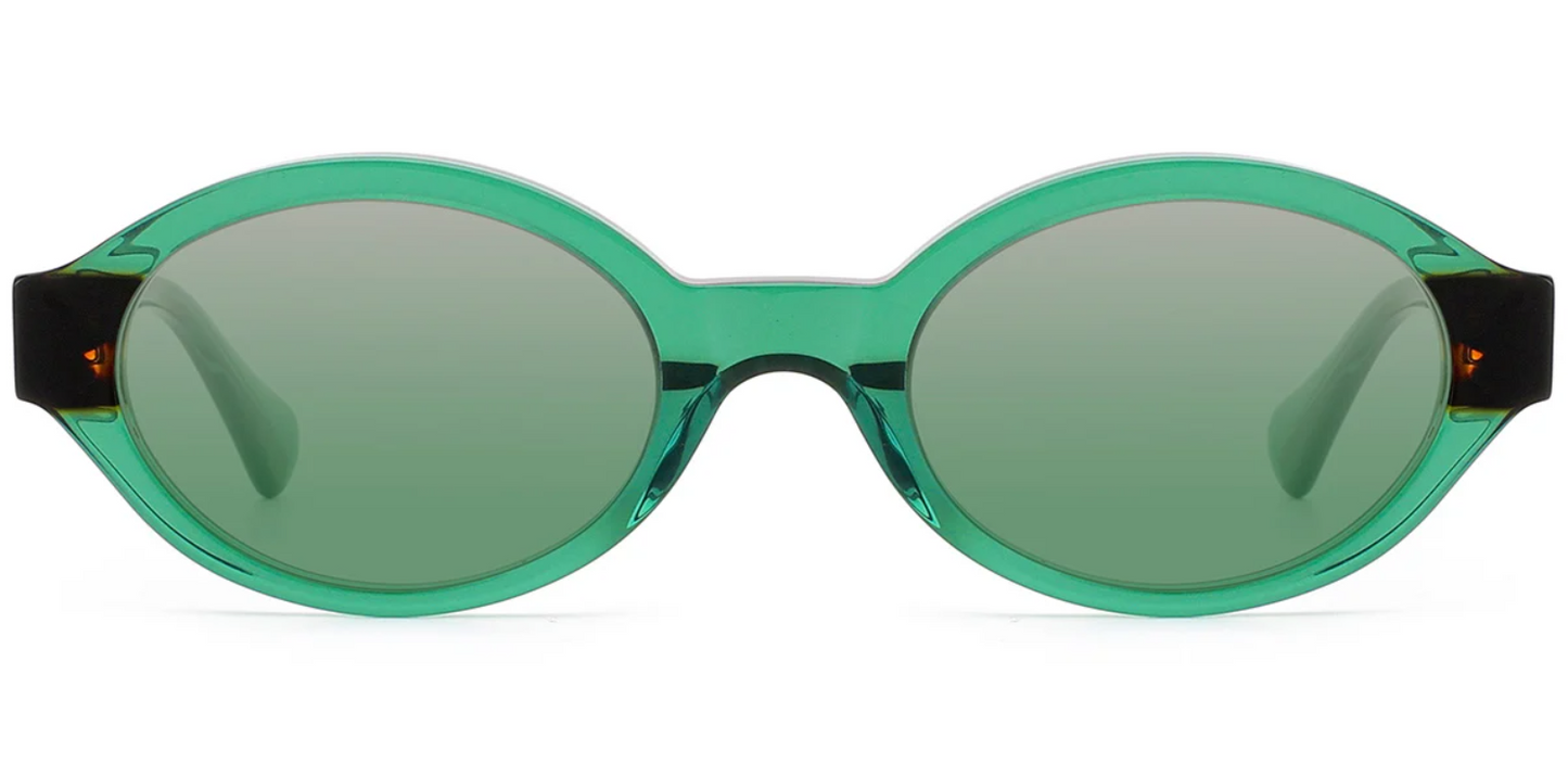 Acetate Oval Sunglasses SG8618
