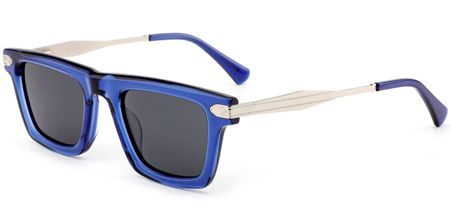 Acetate Rectangle Sunglasses SG7872