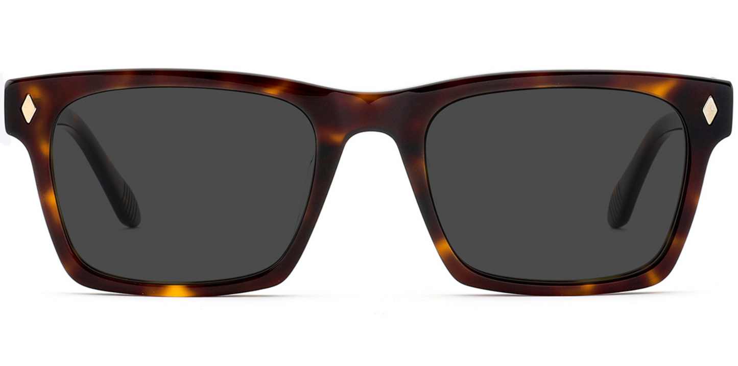 Acetate Rectangle Sunglasses SG8268