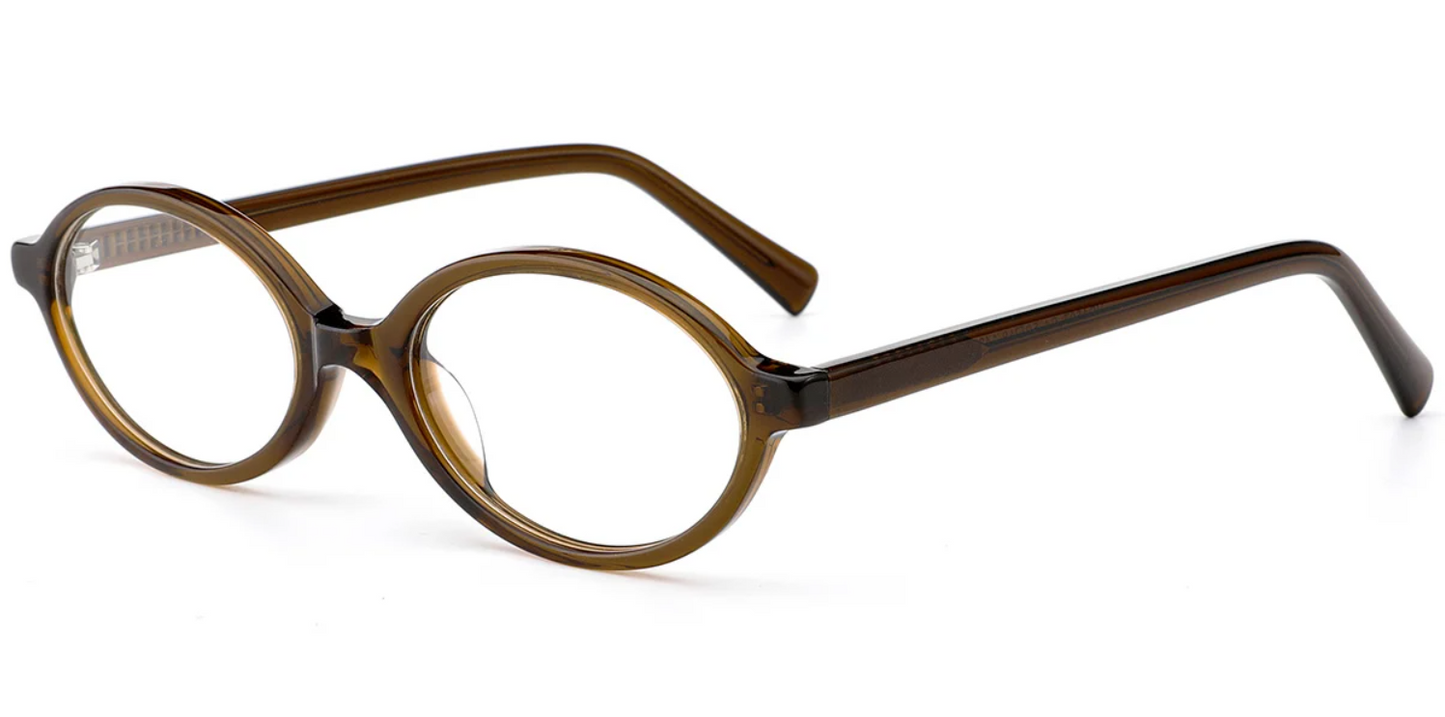 Acetate Oval Frame F7548