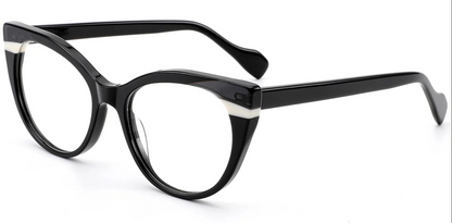 Acetate Cat Eye Frame F8596