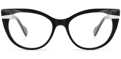 Acetate Cat Eye Frame F8596