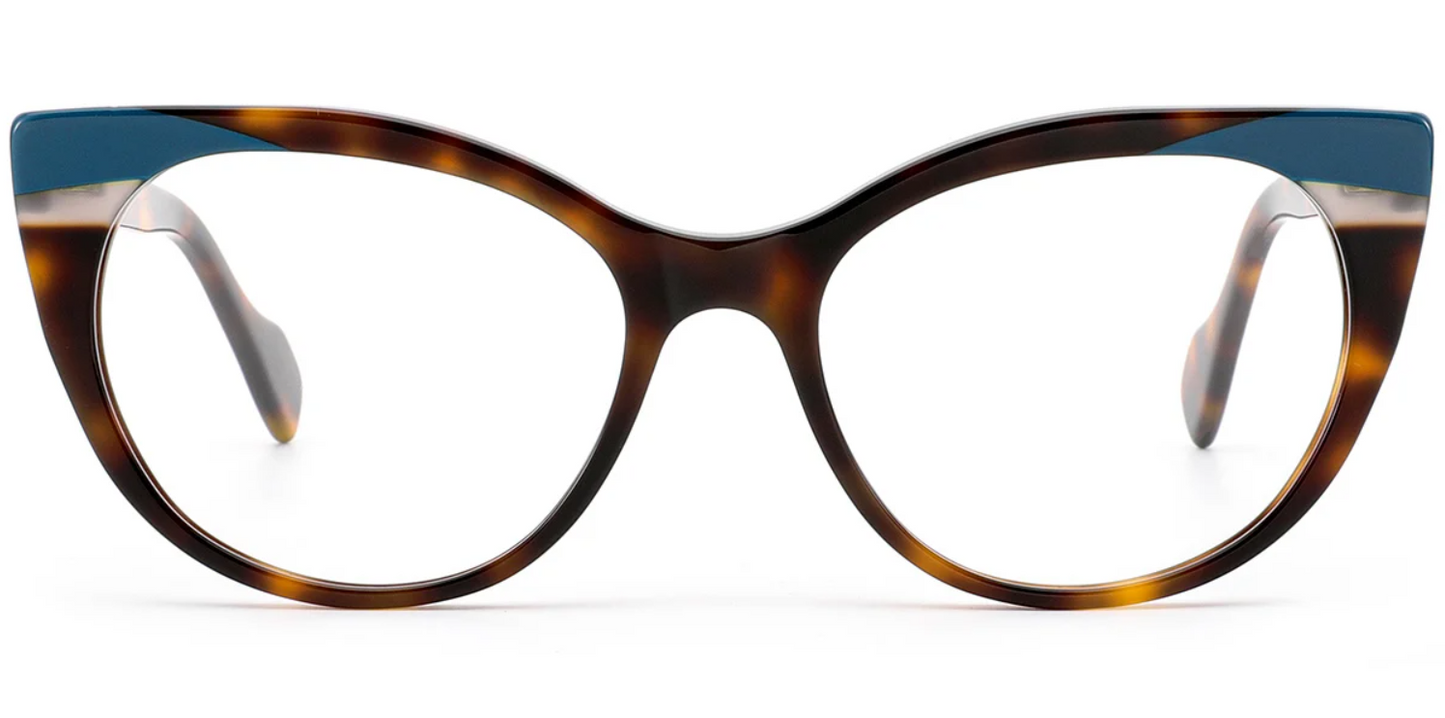 Acetate Cat Eye Frame F8596
