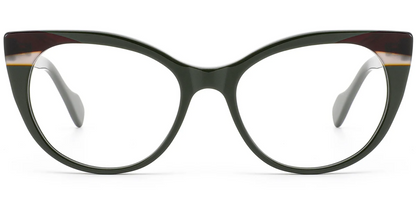 Acetate Cat Eye Frame F8596