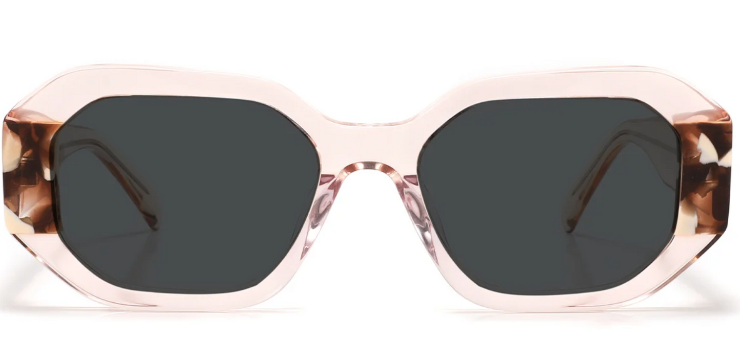 Acetate Rectangle Sunglasses SG5972