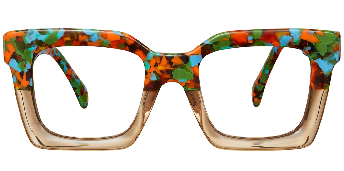 Acetate Square Frame F5508